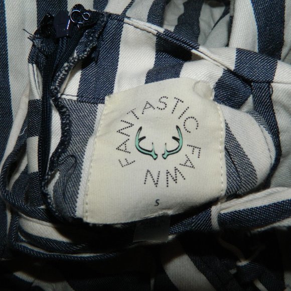 Fantastic Fawn One Pc Jumpsuit Stripe Size Small (W-35) - Picture 5 of 7